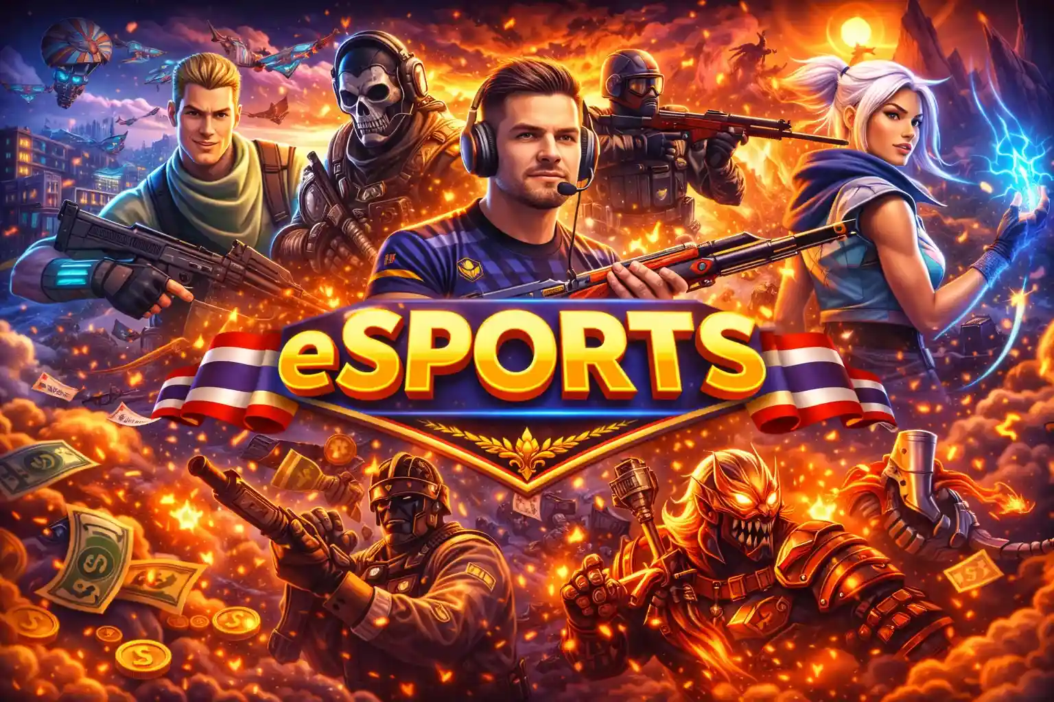 แทงอีสปอร์ตเกมแนว FPS ยอดฮิต ทั้ง Valorant และ Call of Duty