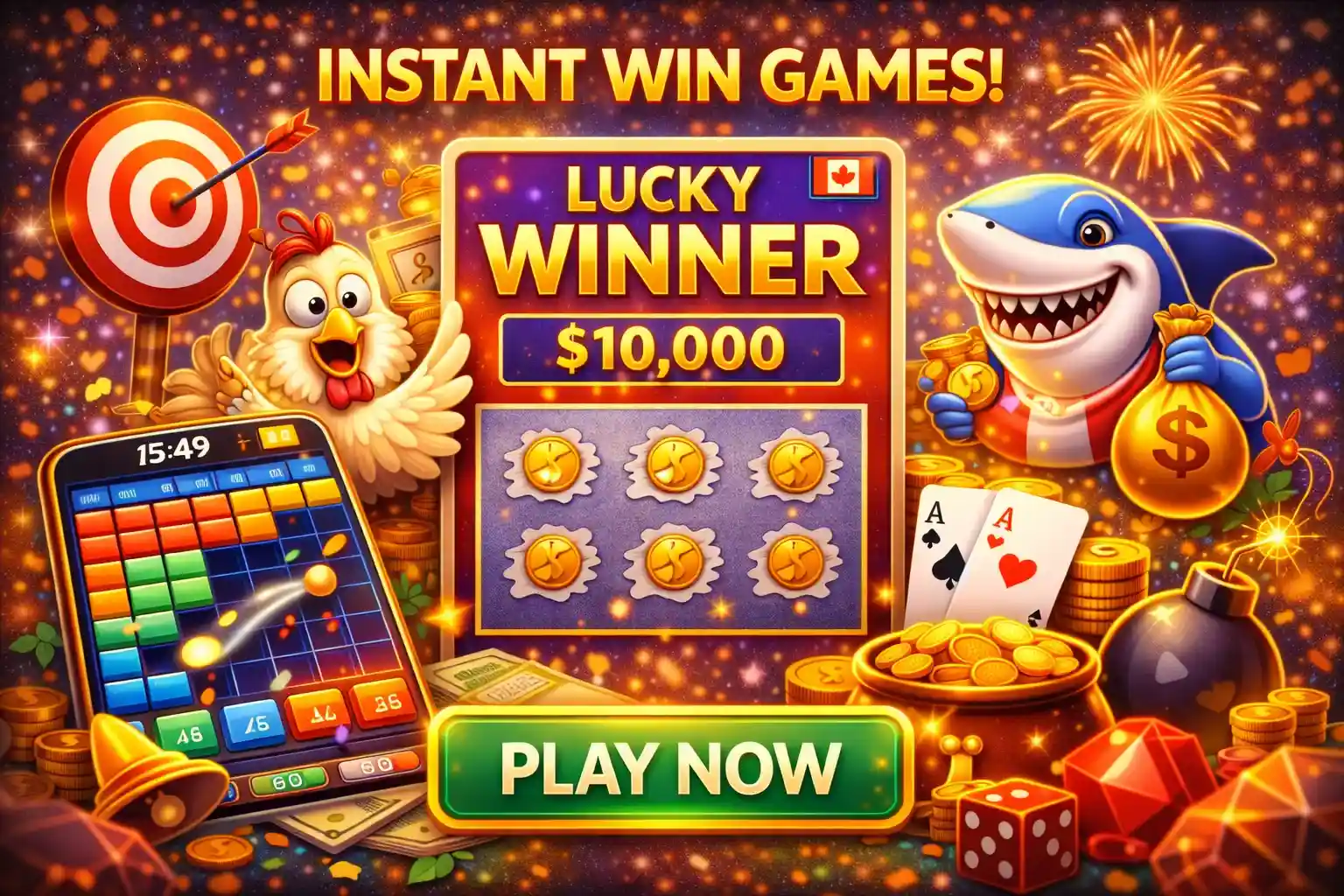 รวมเกมจบไว Instant Win เล่นง่าย ได้เงินเร็ว ลุ้นรางวัลทันที